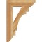 Ekena Millwork Merced Slat Rough Sawn Bracket, Western Red Cedar, 4"W x 18"D x 26"H BKT04X18X26MRC06RWR - alternate 3
